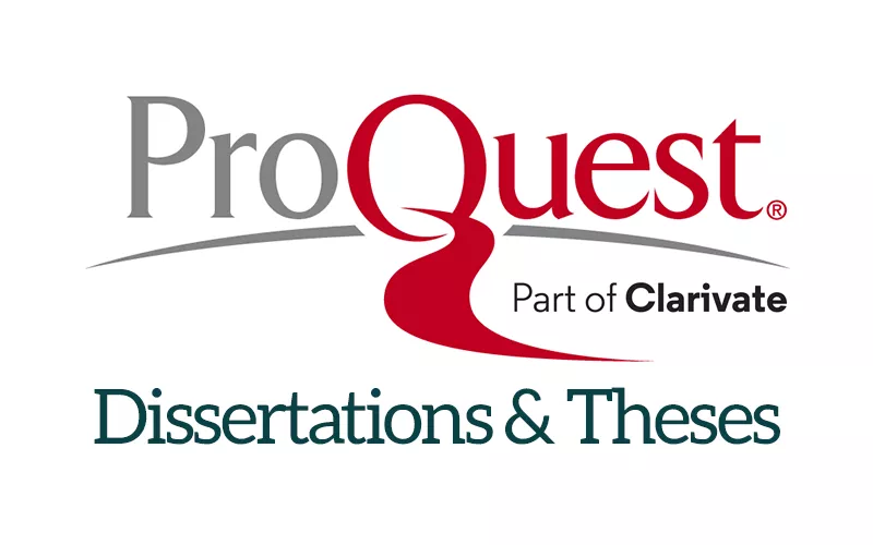 Logo Image of ProQuest Dissertations &amp; Theses (PQDT) Global